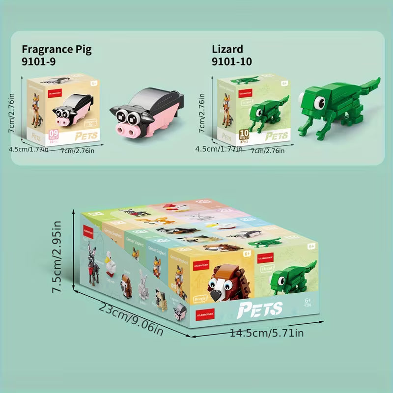 Mini Pet Lego Blocks