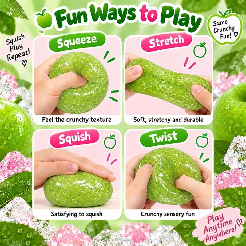 2pck Apple Slushie Squishy