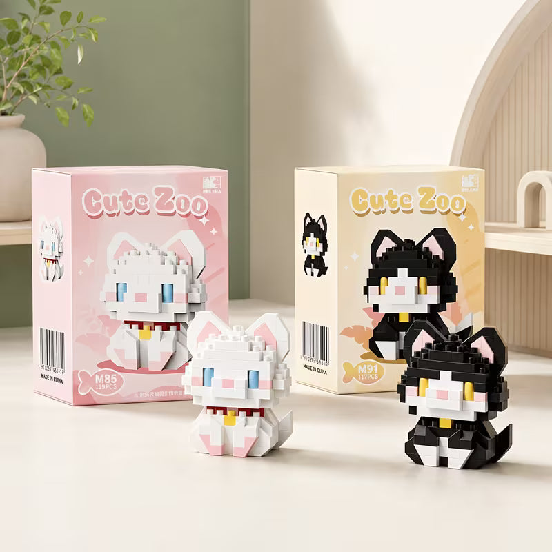 2pck Kitten Lego Set