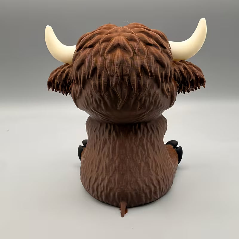 Grumpy Highland Cow