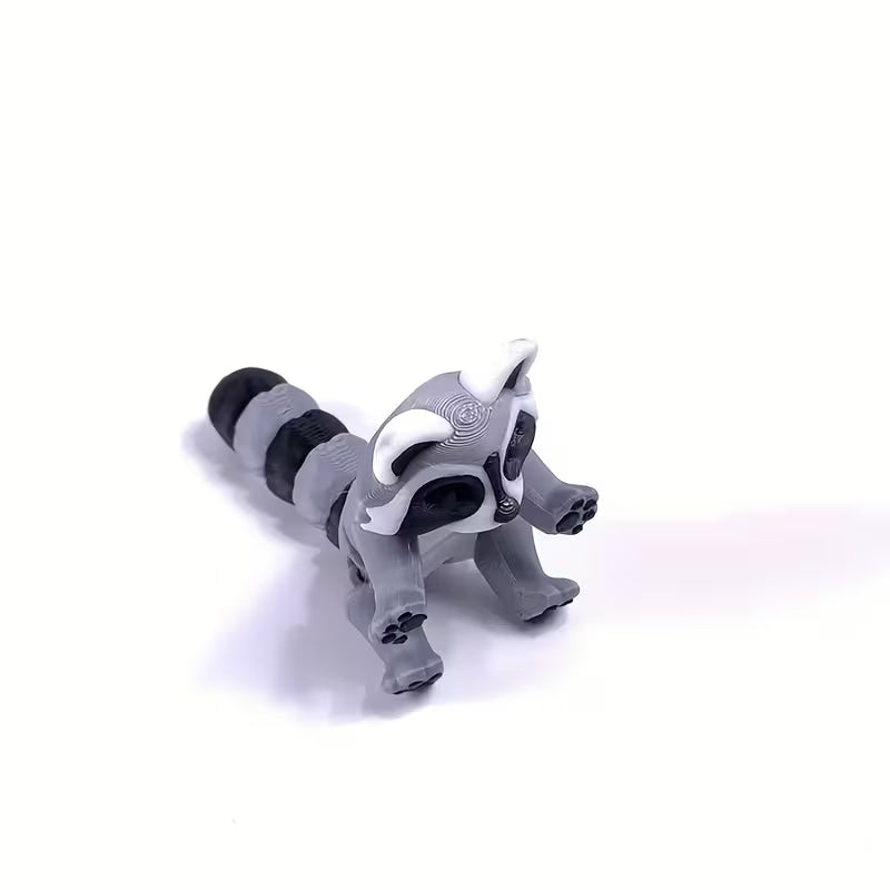 Raccoon Fidget W/ Trash Can Gift box