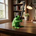 Green Frog Pen Holder