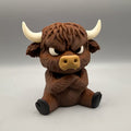 Grumpy Highland Cow