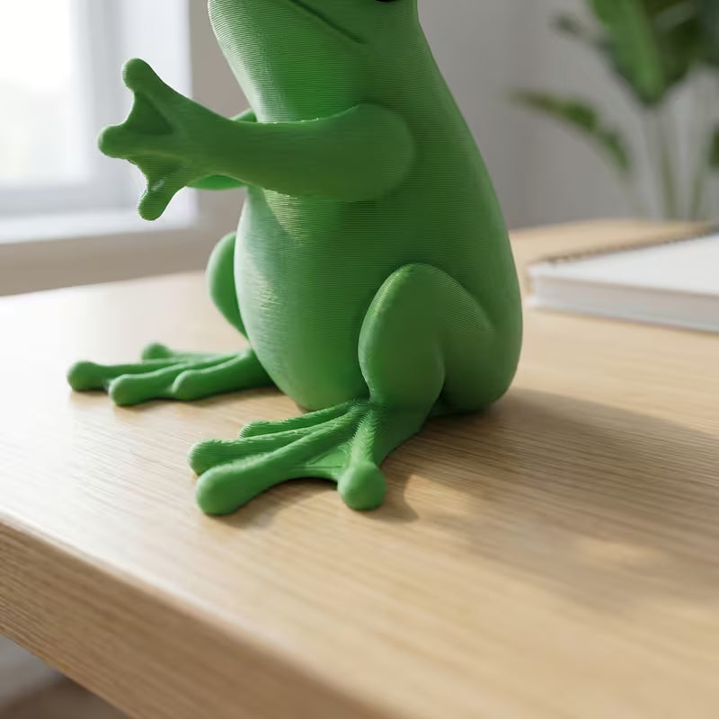 Green Frog Pen Holder