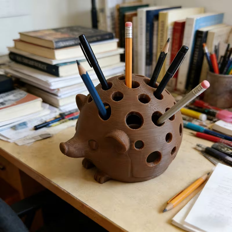 Hedgehog Pen Holder