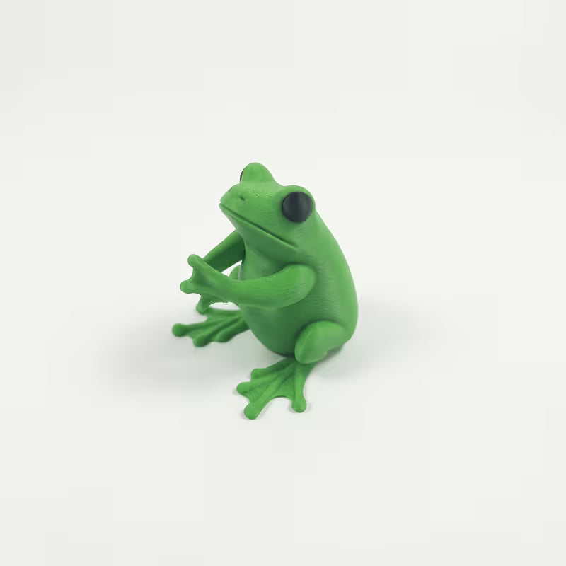 Green Frog Pen Holder
