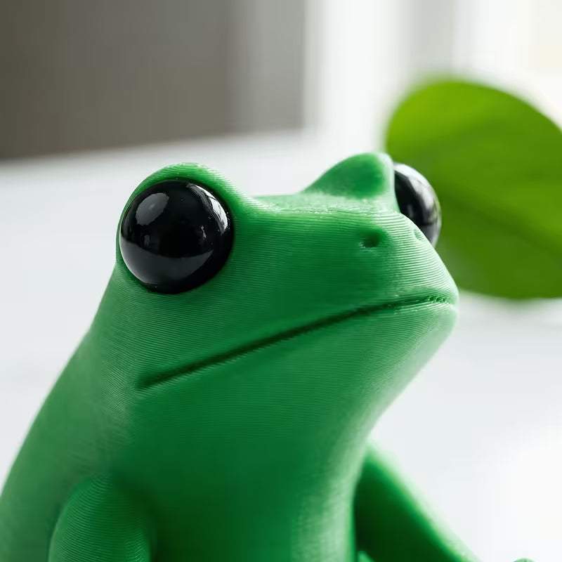 Green Frog Pen Holder