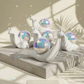 2pck Snail DIsco Ornament